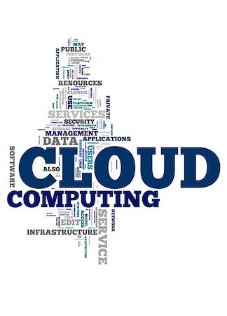 simsearch:400-04863096,k - An image of a cloud computing text cloud Foto de stock - Super Valor sin royalties y Suscripción, Código: 400-07169214