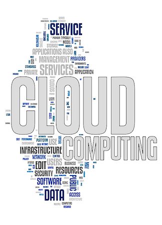 simsearch:400-04863096,k - An image of a cloud computing text cloud Foto de stock - Super Valor sin royalties y Suscripción, Código: 400-07169215