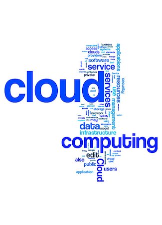 simsearch:400-04863096,k - An image of a cloud computing text cloud Foto de stock - Super Valor sin royalties y Suscripción, Código: 400-07169211