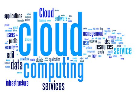 simsearch:400-04863096,k - An image of a cloud computing text cloud Foto de stock - Super Valor sin royalties y Suscripción, Código: 400-07169212