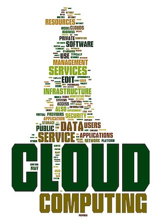 simsearch:400-04863096,k - An image of a cloud computing text cloud Foto de stock - Super Valor sin royalties y Suscripción, Código: 400-07169213
