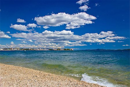 simsearch:400-07175405,k - City of Zadar beach view, Dalmatia, Ctoatia Foto de stock - Royalty-Free Super Valor e Assinatura, Número: 400-07169978