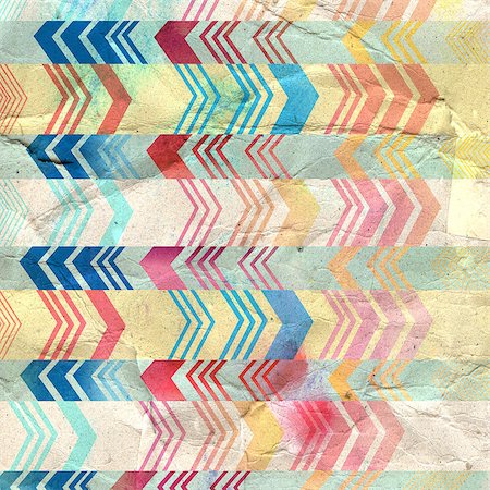 simsearch:400-08314632,k - unusual bright colorful geometric abstract pattern of different elements Stock Photo - Budget Royalty-Free & Subscription, Code: 400-07174456