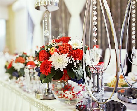 wedding banquet in a restaurant, served table in a restaurant. Stock Photo - Budget Royalty-Free & Subscription, Code: 400-07175593