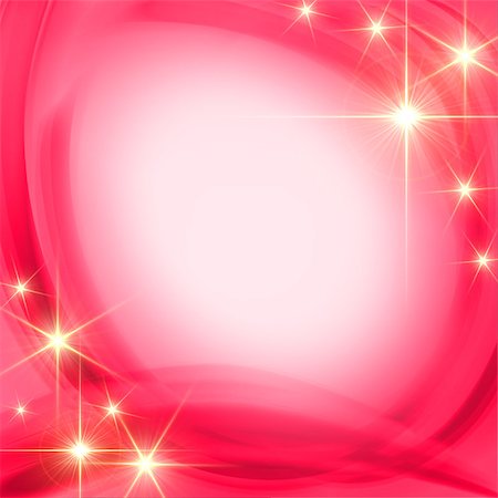 simsearch:400-05006261,k - shining golden stars over pink background with feather center - text space, abstract christmas card Photographie de stock - Aubaine LD & Abonnement, Code: 400-07176124