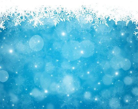 simsearch:400-07179433,k - Abstract blue and white christmas background with snowflakes Stock Photo - Budget Royalty-Free & Subscription, Code: 400-07179437