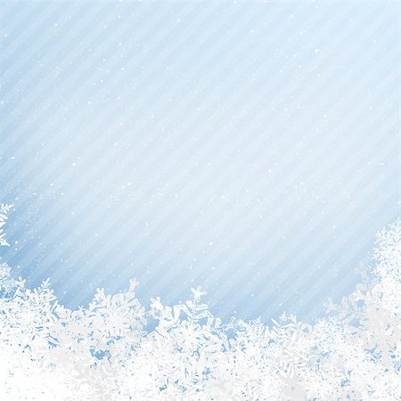 simsearch:400-07179433,k - Abstract blue and white christmas background with snowflakes Stock Photo - Budget Royalty-Free & Subscription, Code: 400-07179486