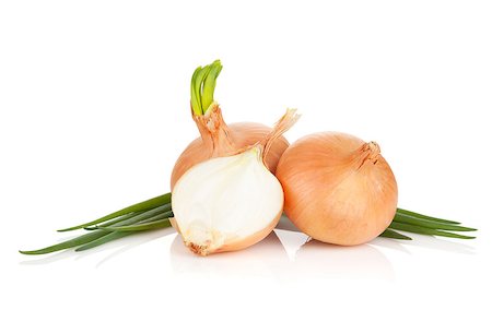 simsearch:400-04134733,k - Fresh ripe onion. Isolated on white background Foto de stock - Royalty-Free Super Valor e Assinatura, Número: 400-07179737