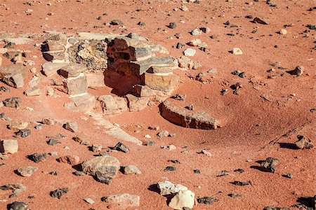 simsearch:400-07413065,k - Remnants of an ancient copper smelting furnace at Timna National Park in Israel Photographie de stock - Aubaine LD & Abonnement, Code: 400-07179892