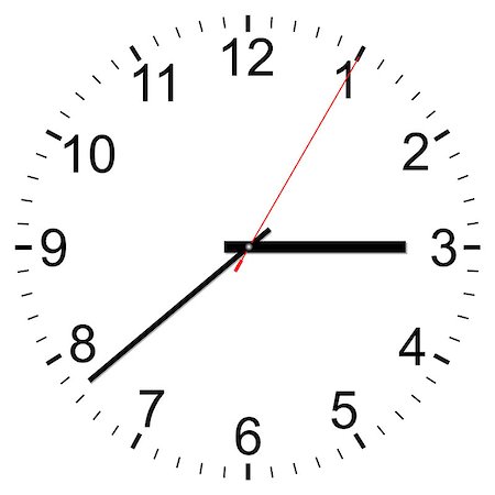 simsearch:400-09011068,k - Clock vector icon on a white background Stock Photo - Budget Royalty-Free & Subscription, Code: 400-07179962