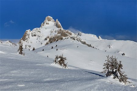 simsearch:400-07309307,k - mountain top in winter, Ciucas Mountains, Romania Stockbilder - Microstock & Abonnement, Bildnummer: 400-07170255