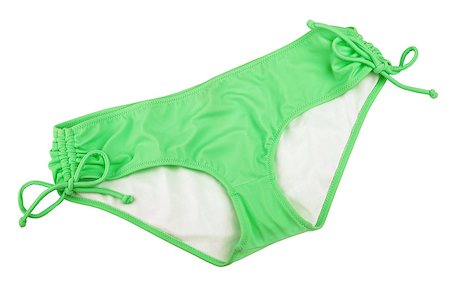 simsearch:400-07625279,k - Green Bikini bottom isolated on white with clipping path Stock Photo - Budget Royalty-Free & Subscription, Code: 400-07170313