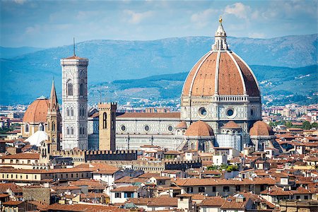 simsearch:400-07482007,k - Cathedral Santa Maria del Fiore in Florence, Tuscany, Italy Fotografie stock - Microstock e Abbonamento, Codice: 400-07170607