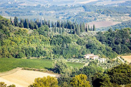 simsearch:400-08888252,k - An image of a nice landscape in Italy near Volterra Stockbilder - Microstock & Abonnement, Bildnummer: 400-07170631