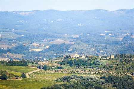 An image of a nice landscape in Italy near Volterra Stock Photo - Budget Royalty-Free & Subscription, Code: 400-07170633