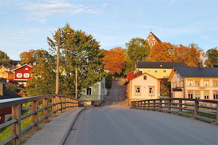 finland landmark - Finland.  Porvoo in autumn Stock Photo - Budget Royalty-Free & Subscription, Code: 400-07170693