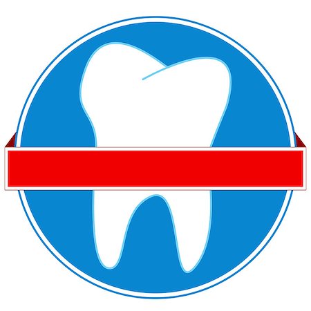 New dental icon on a white background Stock Photo - Budget Royalty-Free & Subscription, Code: 400-07171721