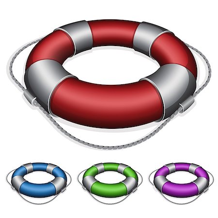 simsearch:400-06527467,k - Vector illustration of marines red life buoy Stock Photo - Budget Royalty-Free & Subscription, Code: 400-07172123