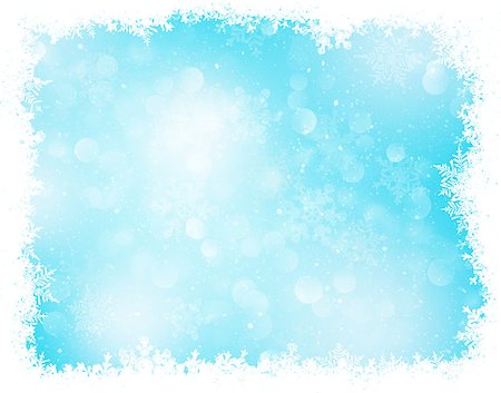 simsearch:400-07179433,k - Abstract blue and white christmas background with snowflakes Stock Photo - Budget Royalty-Free & Subscription, Code: 400-07172757