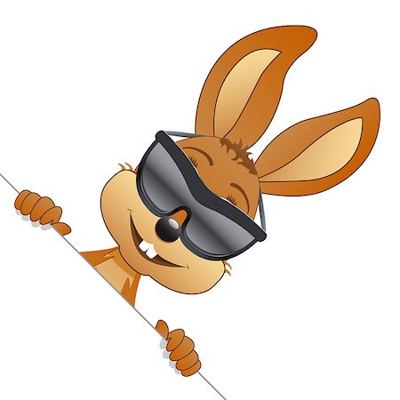 simsearch:400-06798041,k - easter bunny with sunglasses Foto de stock - Super Valor sin royalties y Suscripción, Código: 400-07172820