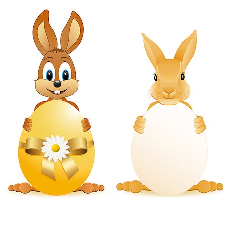 simsearch:400-06798041,k - easter bunny with easter egg Foto de stock - Super Valor sin royalties y Suscripción, Código: 400-07173349