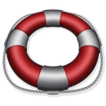 simsearch:400-06527467,k - Vector illustration of marines red life buoy Stock Photo - Budget Royalty-Free & Subscription, Code: 400-07173798