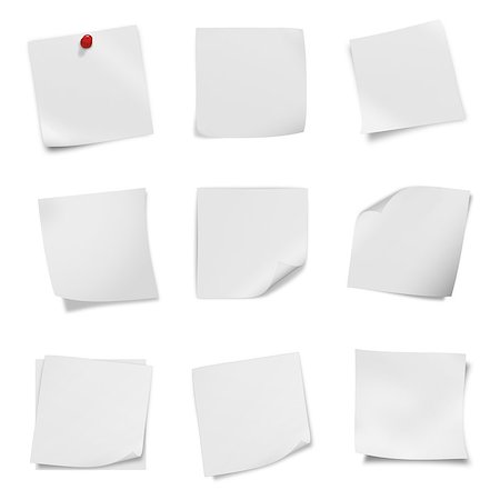 simsearch:400-08613337,k - collection of various leaflet blank whitcollection of various leaflet blank white paper on white background. each one is shot separately e paper on white background. each one is shot separately Stock Photo - Budget Royalty-Free & Subscription, Code: 400-07173837