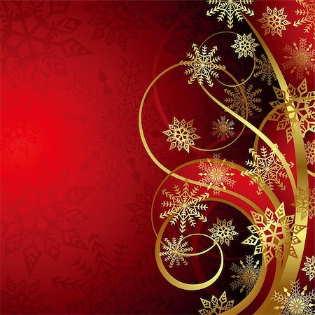 Illustration of Abstract Christmas Background. Stockbilder - Microstock & Abonnement, Bildnummer: 400-07184774