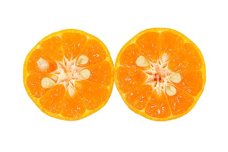 simsearch:400-04611875,k - slice of orange isolated on white background, picture saved with clipping path Photographie de stock - Aubaine LD & Abonnement, Code: 400-07207948