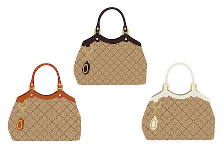 Handbags for scrapbooking & cards for fashion lovers. Photographie de stock - Aubaine LD & Abonnement, Code: 400-07208447
