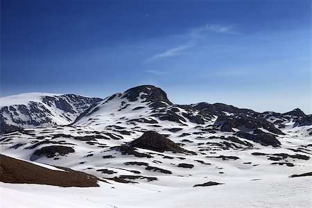 simsearch:400-03921772,k - Mountains in snow. Turkey, Central Taurus Mountains, Aladaglar (Anti-Taurus), plateau Edigel (Yedi Goller) Foto de stock - Super Valor sin royalties y Suscripción, Código: 400-07209221