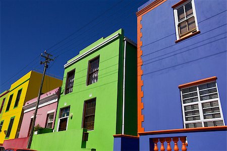 painted african house - Bo Kaap in Cape Town, South Afica Stock Photo - Budget Royalty-Free & Subscription, Code: 400-07209255