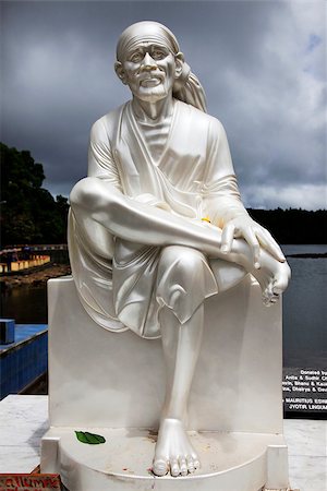 Statue at Grand Bassin lake, Mauritius Stock Photo - Budget Royalty-Free & Subscription, Code: 400-07214461