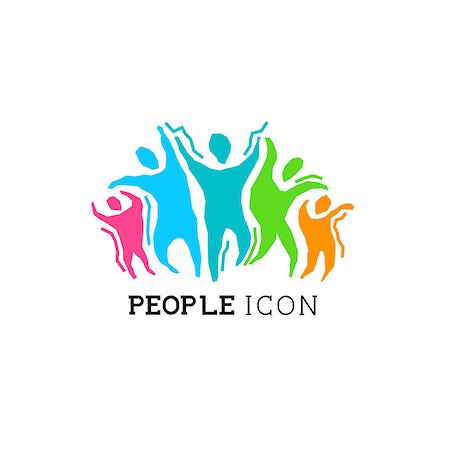 Active People Icon - Vector illustration Stock Photo - Budget Royalty-Free & Subscription, Code: 400-07214512