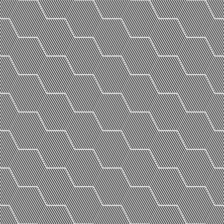 Seamless striped texture with zigzag pattern. Vector art. Fotografie stock - Microstock e Abbonamento, Codice: 400-07214641