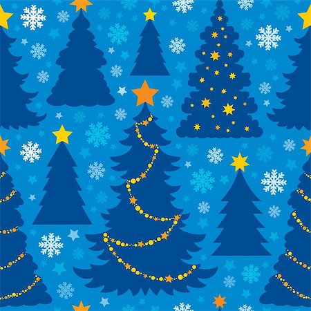 simsearch:400-07222746,k - Christmas seamless background 6 - eps10 vector illustration. Stock Photo - Budget Royalty-Free & Subscription, Code: 400-07215720