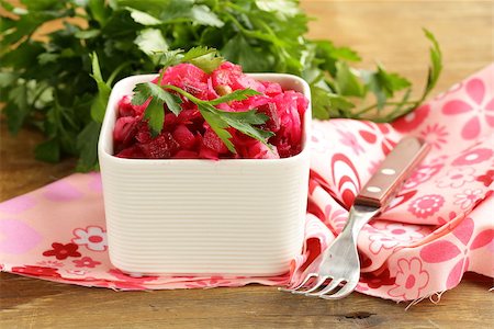 simsearch:400-05708291,k - Russian salad with beetroot, cabbage and potatoes Stock Photo - Budget Royalty-Free & Subscription, Code: 400-07216454