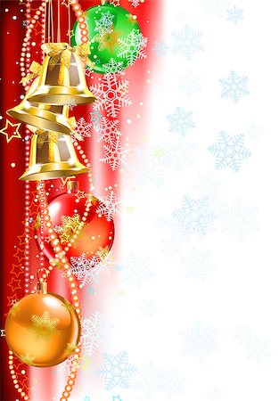 simsearch:400-07215586,k - christmas and new year background, vector illustration Stock Photo - Budget Royalty-Free & Subscription, Code: 400-07217598