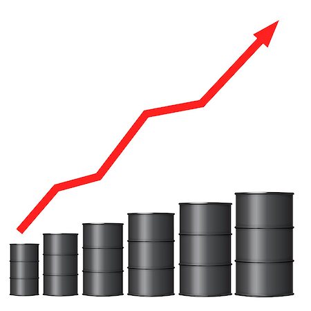 simsearch:400-08528272,k - Oil barrels with red arrow. Also available as a Vector in Adobe illustrator EPS format, compressed in a zip file. The vector version be scaled to any size without loss of quality. Stock Photo - Budget Royalty-Free & Subscription, Code: 400-07218424