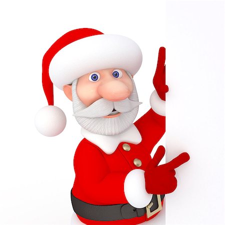 simsearch:400-04959550,k - New Year's congratulation from Santa Claus. Foto de stock - Royalty-Free Super Valor e Assinatura, Número: 400-07218924
