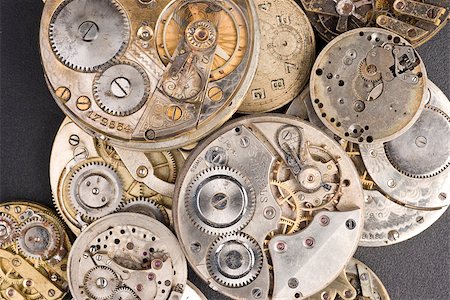 Pile of old Watches Stock Photo - Budget Royalty-Free & Subscription, Code: 400-07219194