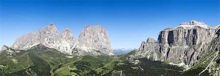 simsearch:400-07111499,k - Panoramic view of Langkofel group, Dolomiti - Italy Stockbilder - Microstock & Abonnement, Bildnummer: 400-07210561