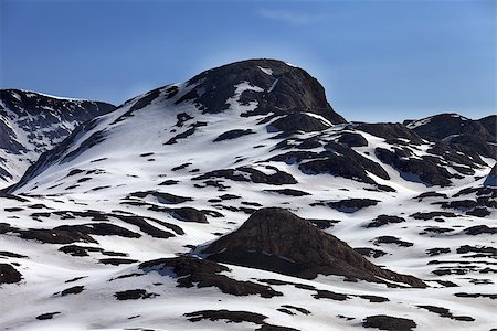 simsearch:400-09079917,k - Rocks in snow. Turkey, Central Taurus Mountains, Aladaglar (Anti-Taurus), plateau Edigel (Yedi Goller) Stockbilder - Microstock & Abonnement, Bildnummer: 400-07210733