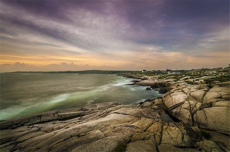 Rocky coast of Peggy's Cove Nova Scotia Canada Stock Photo - Budget Royalty-Free & Subscription, Code: 400-07210867