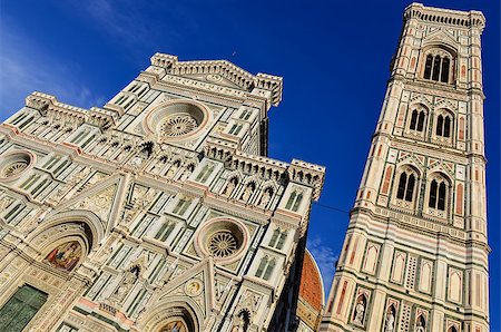 simsearch:400-06072842,k - View of Duomo cathedral and Campanila tower in Florence, Italy Foto de stock - Super Valor sin royalties y Suscripción, Código: 400-07211225