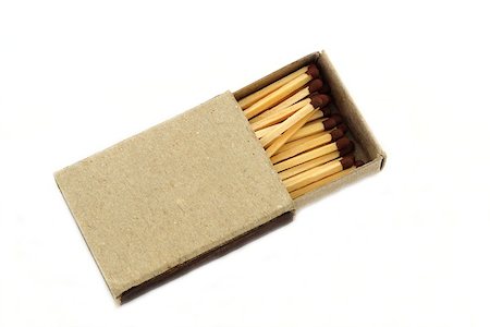 simsearch:400-04313927,k - Wooden matches in an open old cardboard box Photographie de stock - Aubaine LD & Abonnement, Code: 400-07211421