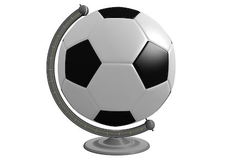 simsearch:400-08372849,k - asoccer in a globe Stock Photo - Budget Royalty-Free & Subscription, Code: 400-07213070