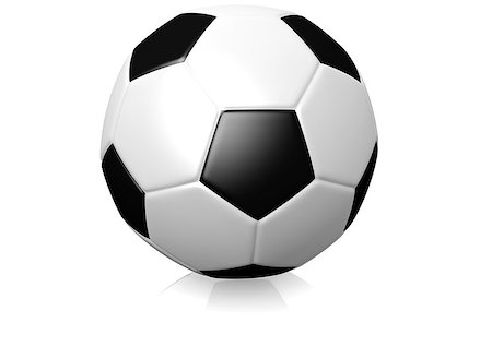 simsearch:400-08372849,k - a traditional soccer ball in black and white Stock Photo - Budget Royalty-Free & Subscription, Code: 400-07213071
