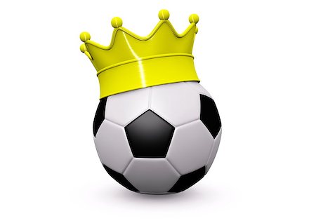 simsearch:400-08372849,k - a soccer with a golden crown Stock Photo - Budget Royalty-Free & Subscription, Code: 400-07213072
