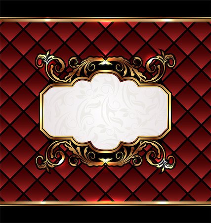 simsearch:400-07213325,k - Illustration vintage aristocratic emblem, grand background - vector Fotografie stock - Microstock e Abbonamento, Codice: 400-07213296